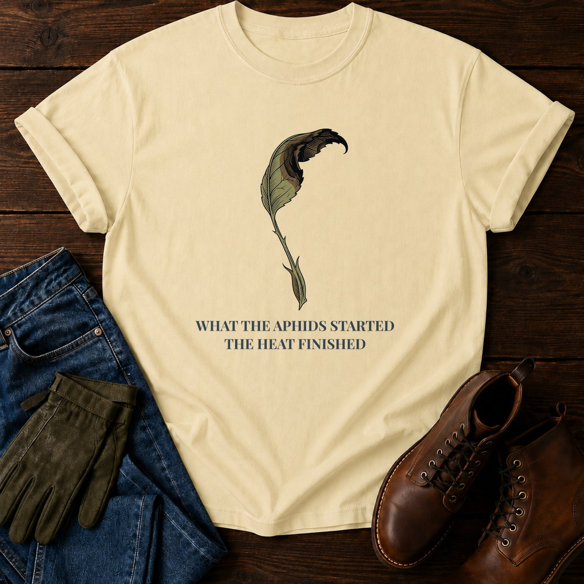 Aphids And Heat T-Shirt — Butter