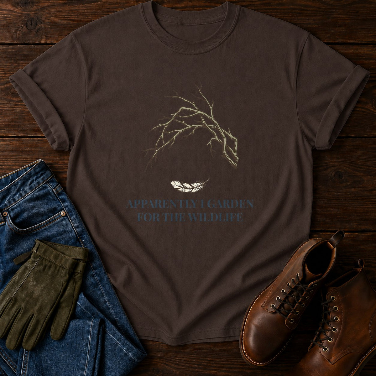 For The Wildlife T-Shirt — Espresso
