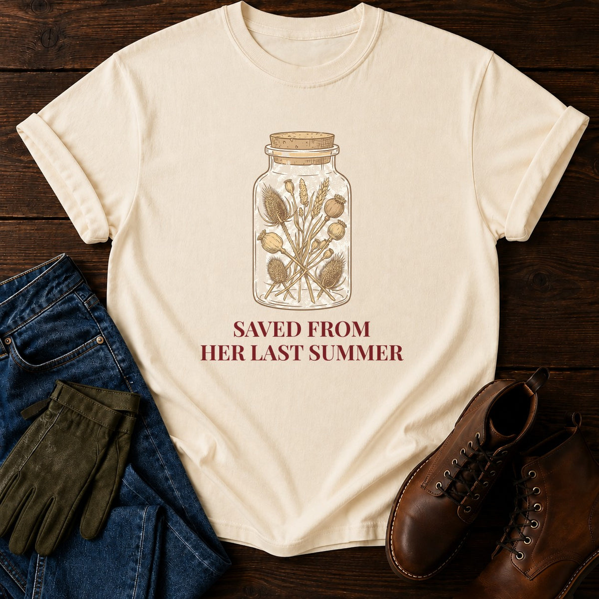 Her Last Summer T-Shirt — Ivory