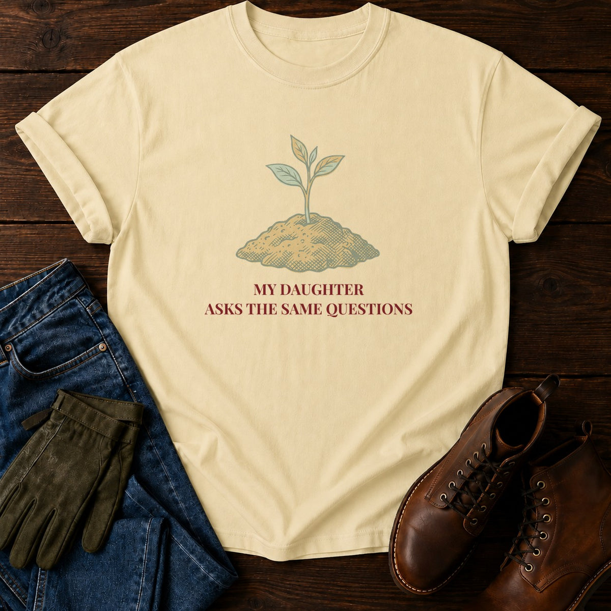 The Same Questions T-Shirt — Butter