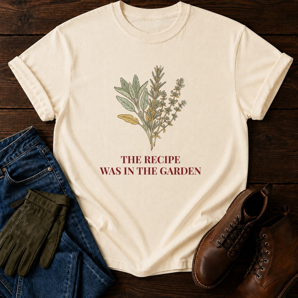 The Recipe T-Shirt — Ivory
