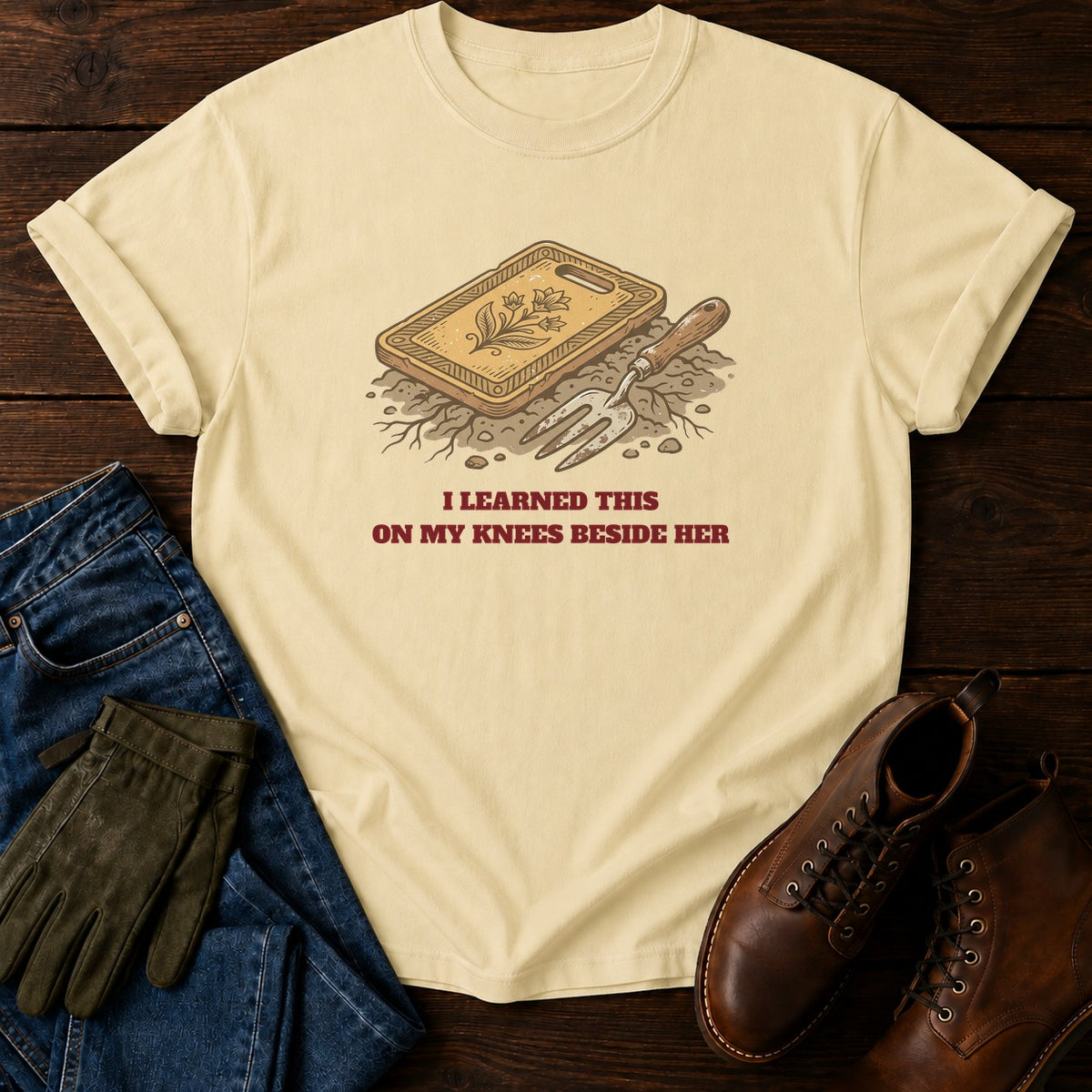 Beside Her T-Shirt — Butter