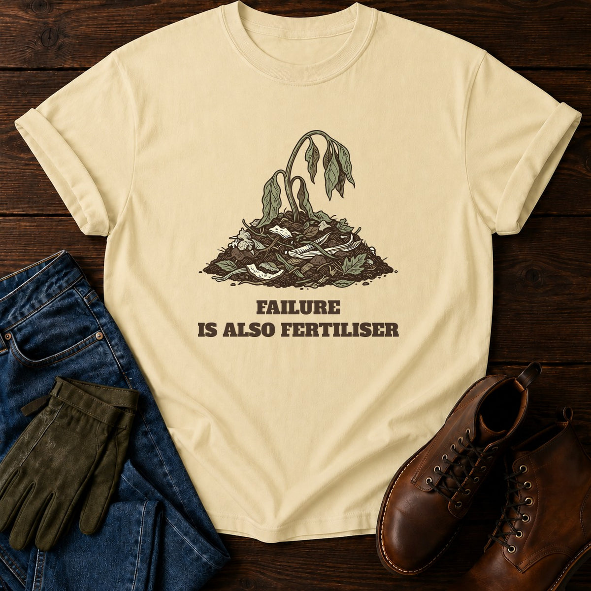 Also Fertiliser T-Shirt — Butter