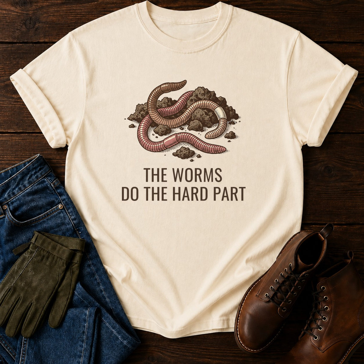 The Hard Part T-Shirt — Ivory