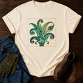 Nouveau Peacock Fern T-Shirt — Ivory