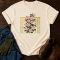 Nouveau Rose Trellis T-Shirt — Ivory