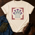 Nouveau Thistle Panel T-Shirt — Ivory