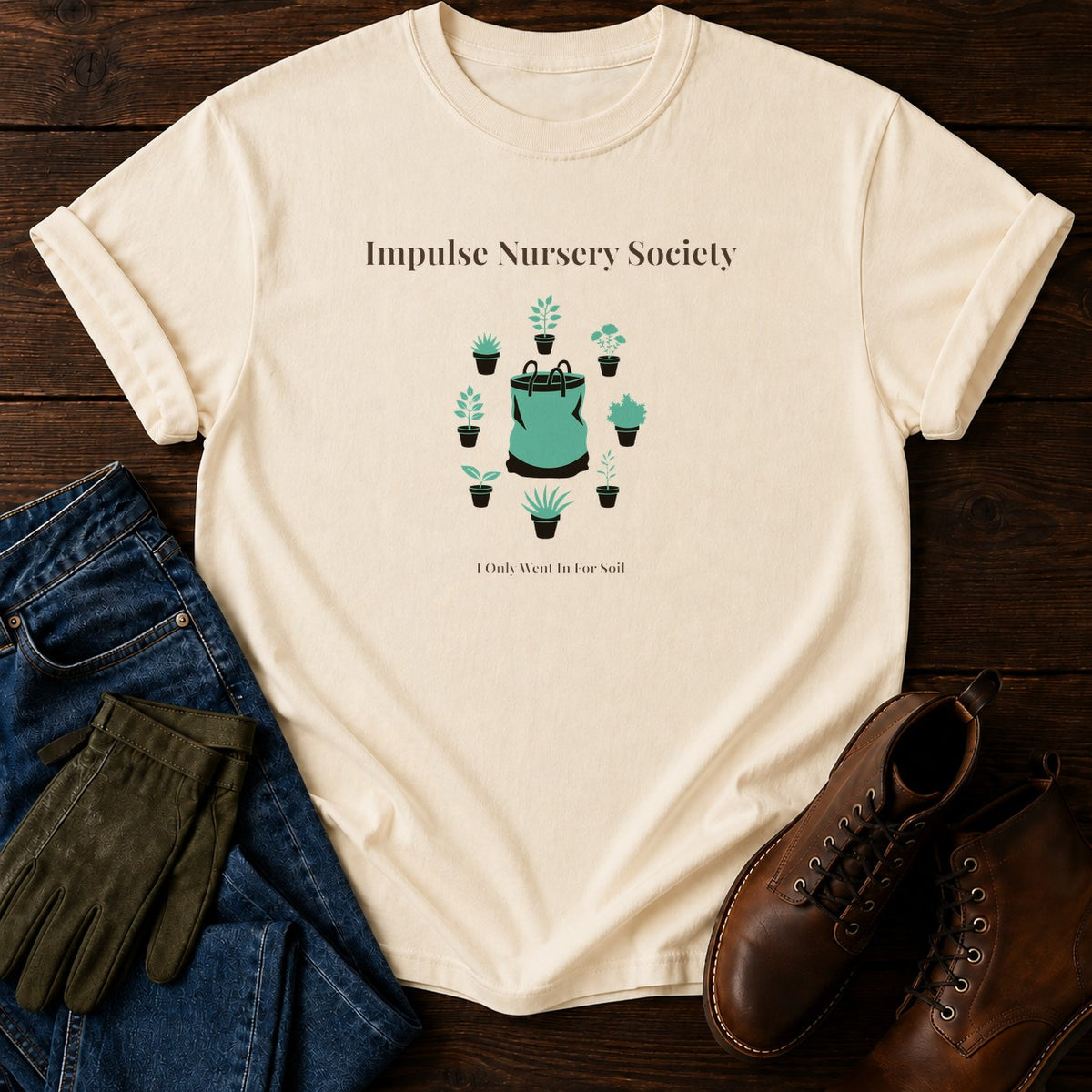 Impulse Nursery Society T-Shirt — Ivory