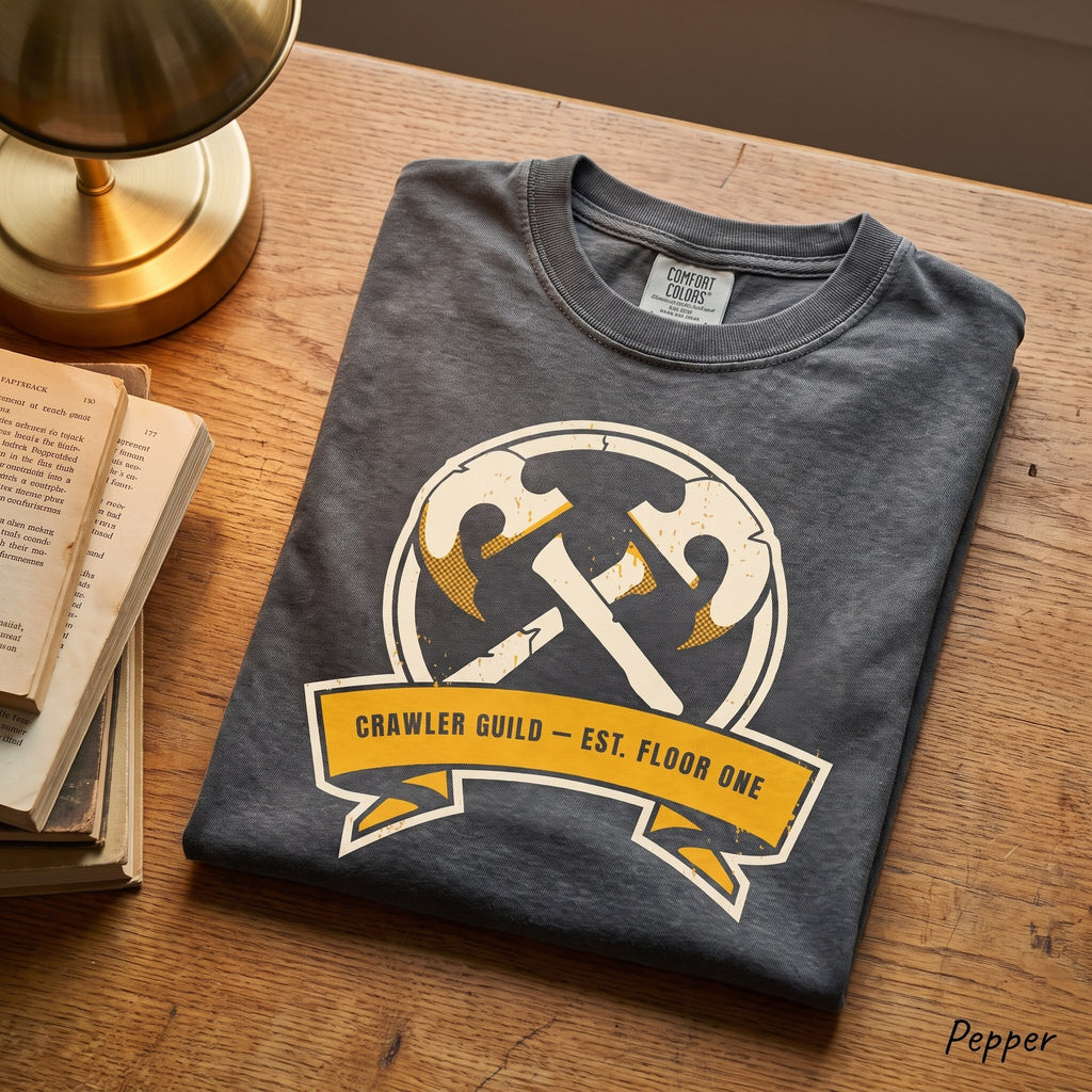 Crawler Guild Shirt, Fantasy Book Shirt Comfort Colors® Tee, Dungeon Crawler Carl, Dungeon Crawler Tee, Fantasy Novel Tee