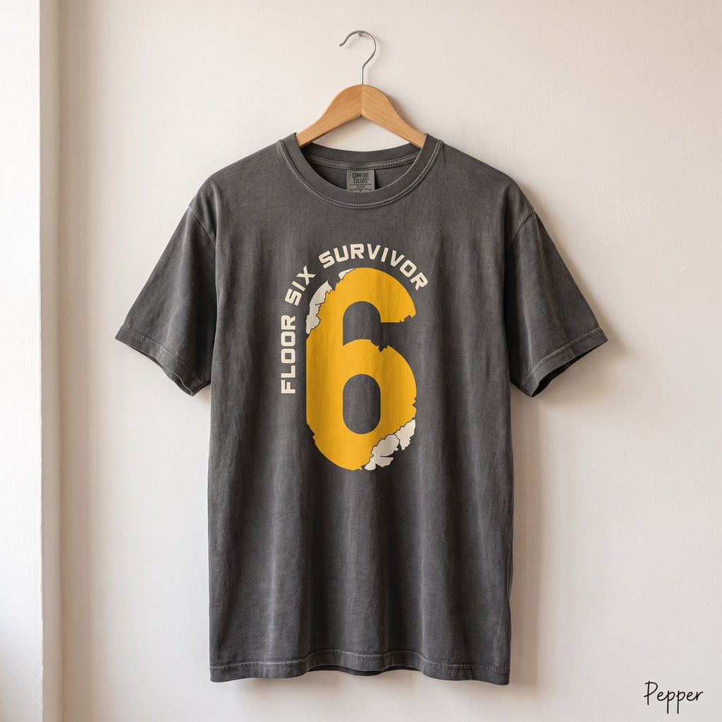 Floor Six Survivor Shirt, Dungeon Crawler Carl Comfort Colors® Tee, Dungeon Crawler Tee, Litrpg, Princess Posse