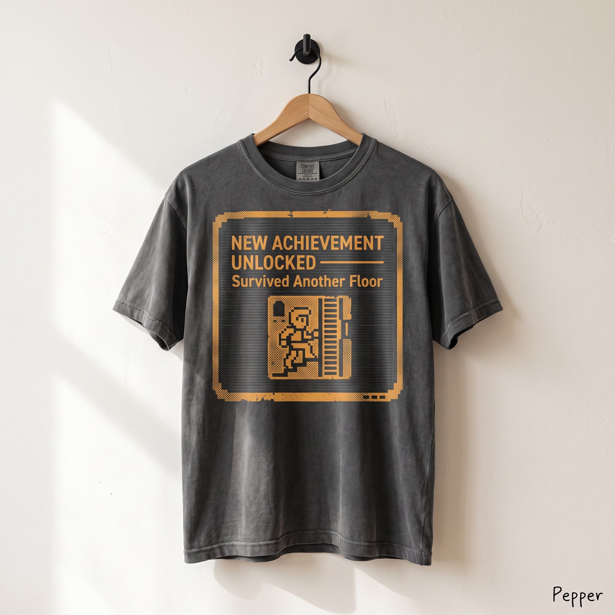 New Achievement Unlocked Shirt, Litrpg Dungeon Crawler Tee, Comfort Colors® Gamer Shirt, Funny Fantasy Book Lover Gift, Achievement Tee