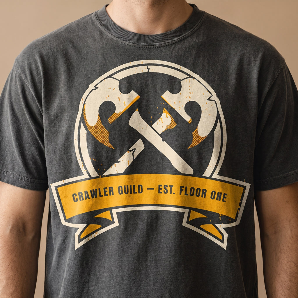 Crawler Guild Shirt, Fantasy Book Shirt Comfort Colors® Tee, Dungeon Crawler Carl, Dungeon Crawler Tee, Fantasy Novel Tee